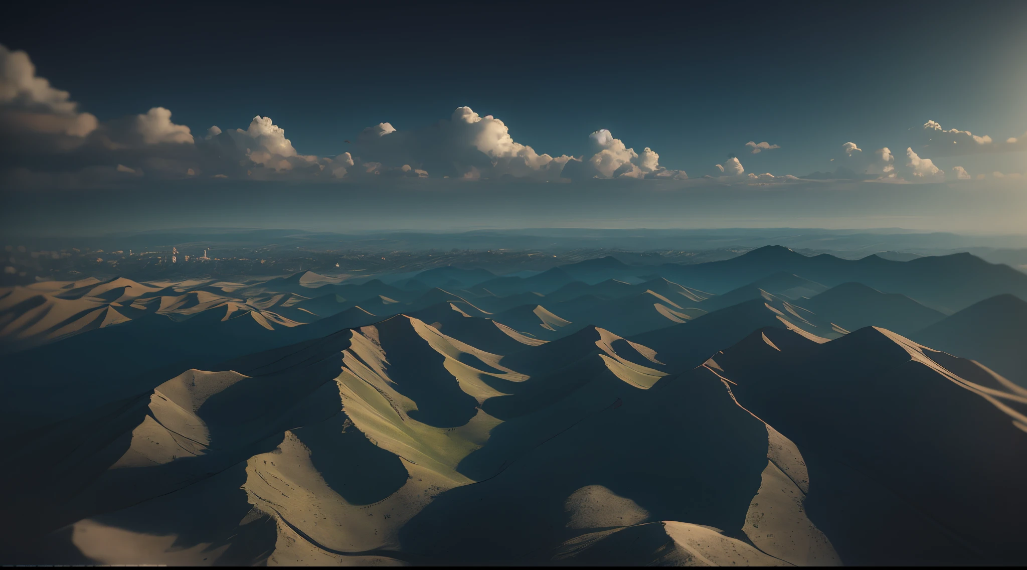 aerial perspective,(Utopian world:1.4),Beyond imagination,Overclocked renderer,bokeh effect,high high quality,16K resolution,(Best quality at best),(tmasterpiece),ultra - detailed,detailed detail,Accurate