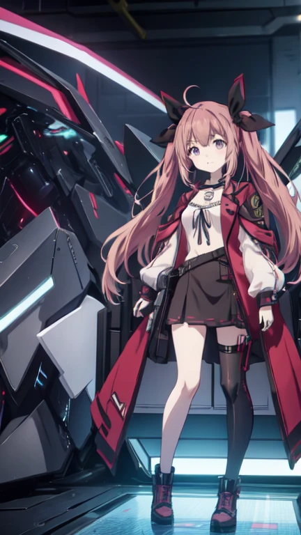 Kotori wearing a future technology mecha,cyberpunk anime，Futuristic，mechs