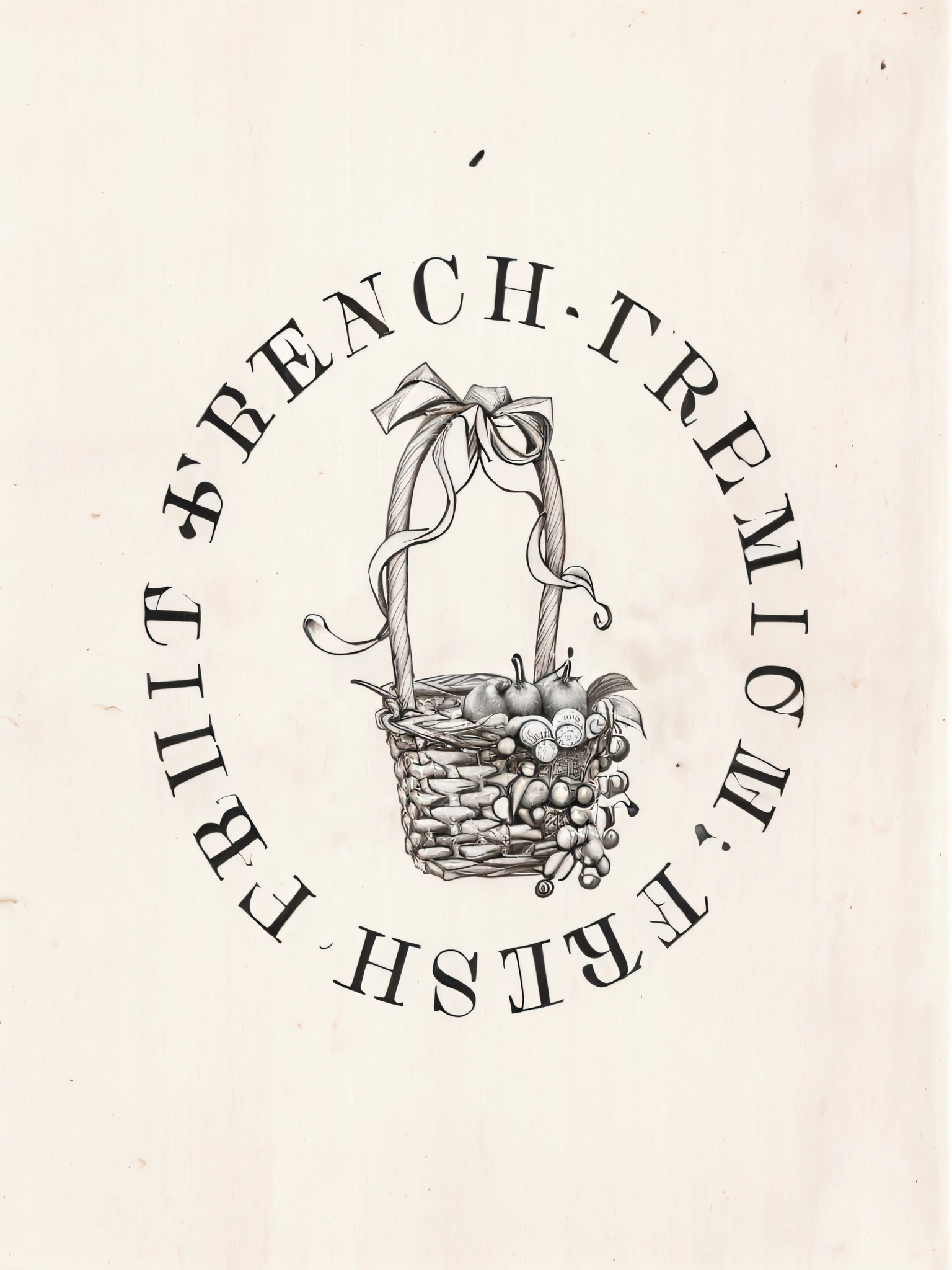 pencil drawing，tropical fruit，fruit basket，fruit basket，Pencil Drawing Style