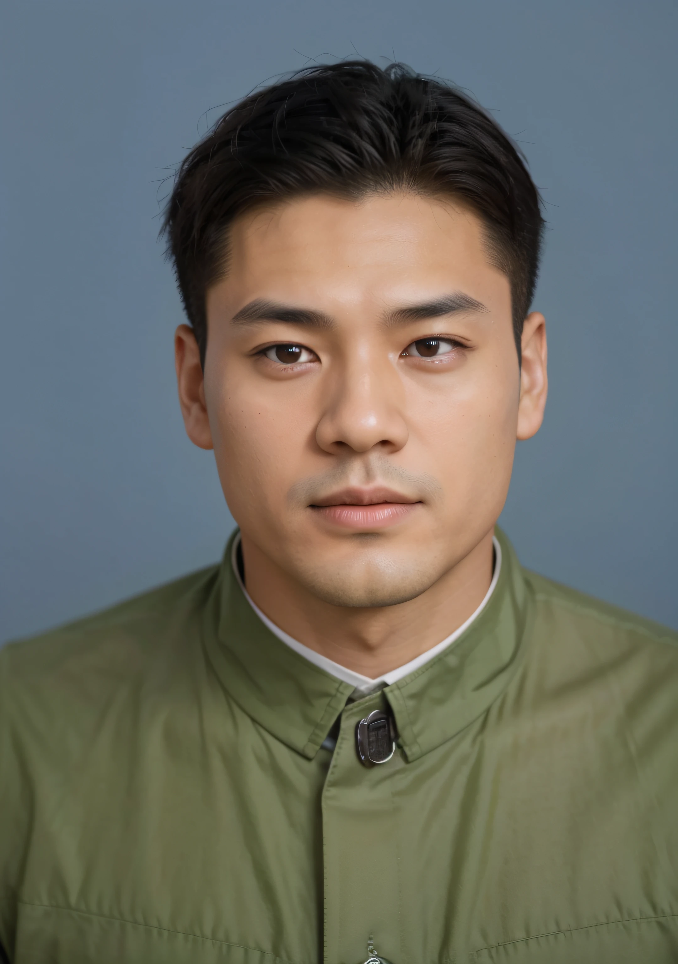 Photos of 30-year-old Chinese men,Facial emaciation,No beard,good facial features,Symmetrical facial features,symmetrical ears、petty eyes, 二重まぶた,Clear public areas,gentleman's straight short hair,Straight and short hair,Comb it up,The texture of the clothes is clear,Ultra-clear texture,Camera shooting effect,Light and shadow are natural,symmetrical clothes,Symmetrical collar、coordination,Ultra-clear and realistic 8K,The details of the eyes and face are very rich,hyper-detailing, k hd, The content is very detailed, Best quality, tmasterpiece, , actual, a true, 8k wallpaper,Background details of foreground objects (tmasterpiece: 1.2) (realistically: 1.2) (bokeh: 1.2) (Best quality) (colorgrading) (Detailed skins: 1.3) (Complex) (8K)(电影灯光: 1.3) (Focus sharp), Skin glows, Front Ultra HD, Digital SLR, gentlesoftlighting, high high quality, skin texture, filmgrain, Close-up cleavage, 超高分辨率,