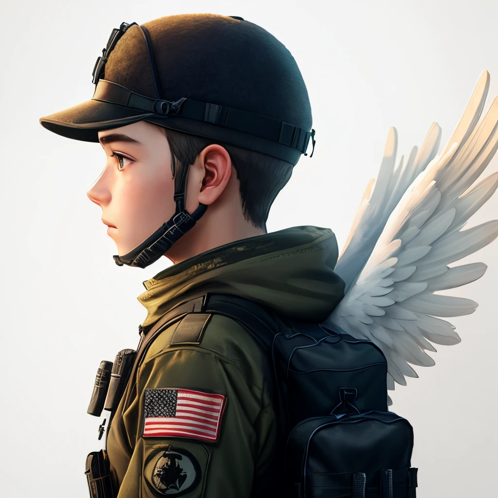 angel themed tactical gear call of duty boy profile picture icon