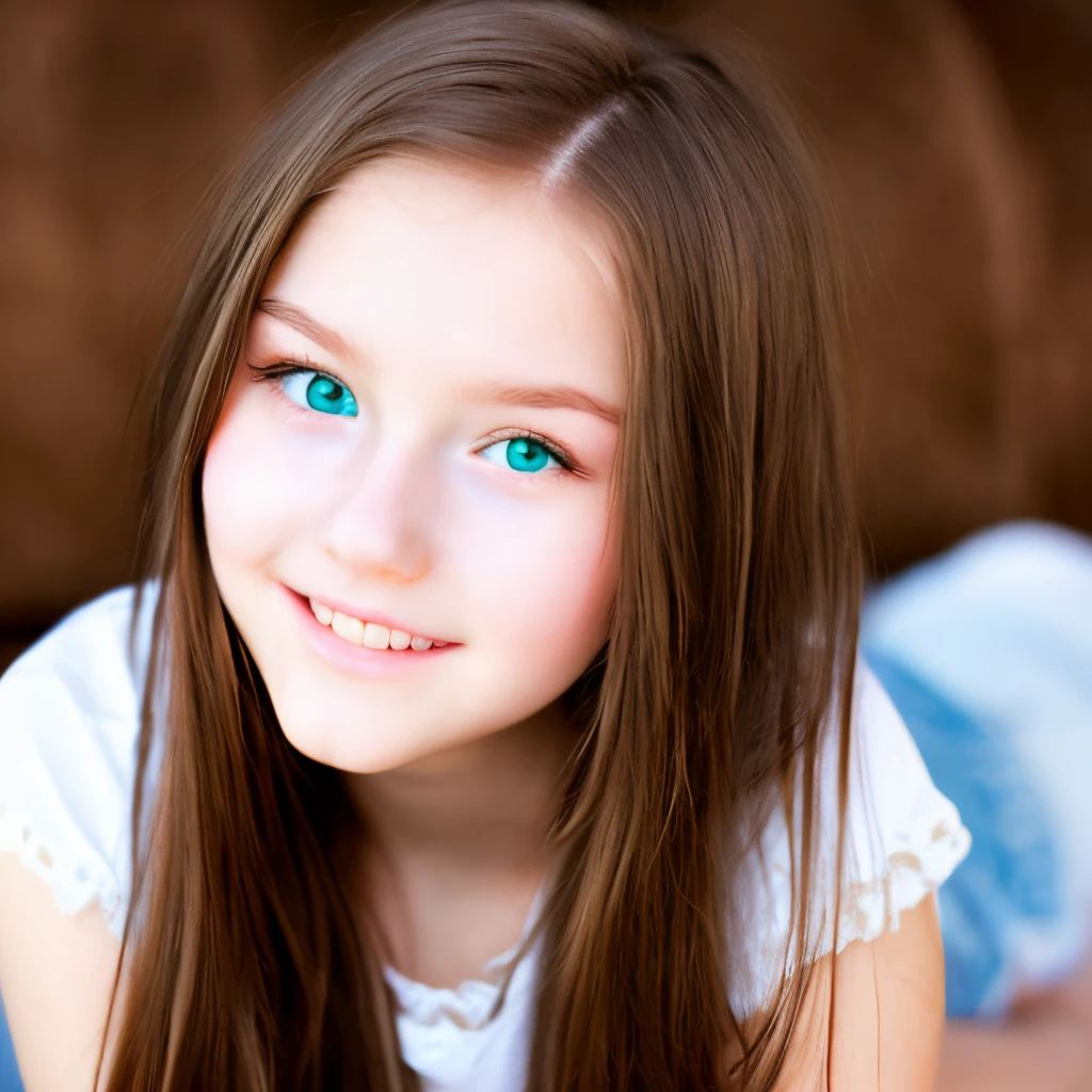 a 12 year old girl sitting at a table in a room, drawing, detailed portrait, beautiful detailed eyes, beautiful detailed lips, extremely detailed face, long eyelashes, cute expression, casual clothes, interior room setting, window light, realistic, photorealistic, 4k, best quality, highly detailed, masterpiece, digital painting