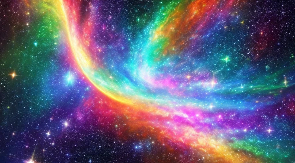 Embark on a cosmic journey through a 16:9 vector art canvas that encapsulates the ethereal beauty of space. Dive into the vast expanse of starlit galaxies, nebulae swirling in kaleidoscopic hues, and celestial bodies dancing in harmony. Capture the essence of cosmic wonder, blending gradients of color, geometric shapes, and intricate patterns to illustrate the mesmerizing allure of the universe