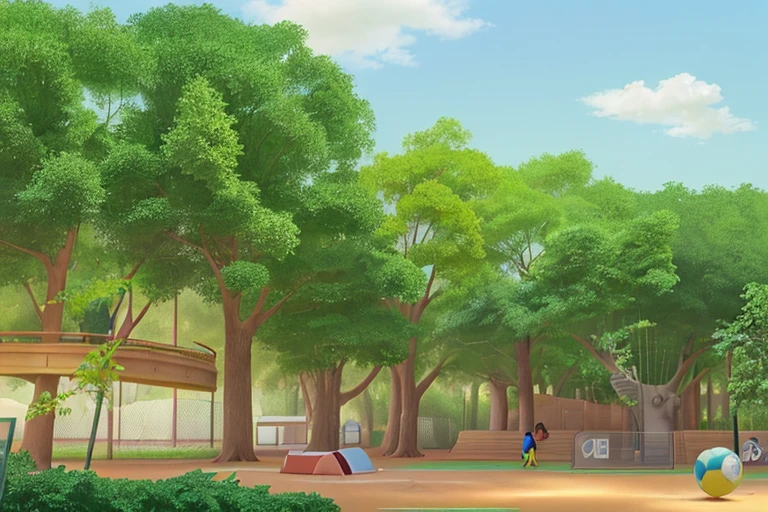 park floor plan,Playing field