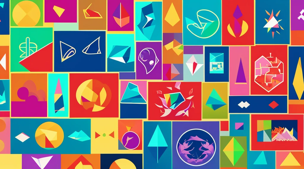 abstract vector art piece that delves into the emotional landscape of living with depression and anxiety. Use shapes, colors, and forms to convey the internal struggles and complexities of these experiences.
