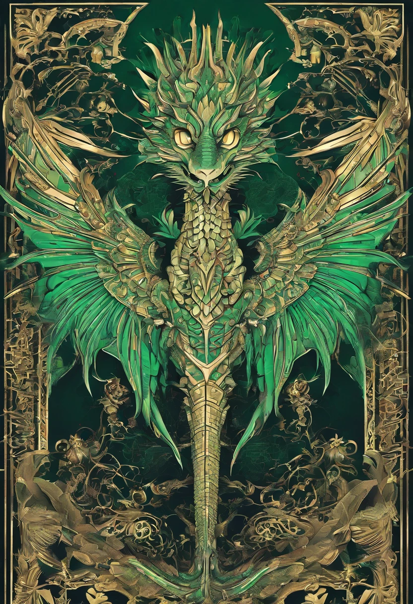 A green dragon，No wings，hovering sky，Lightning，（entangled lightning：1.2），（Hyper Real，hyper-detailing，high qulity，hyper HD，tmasterpiece：1.3）