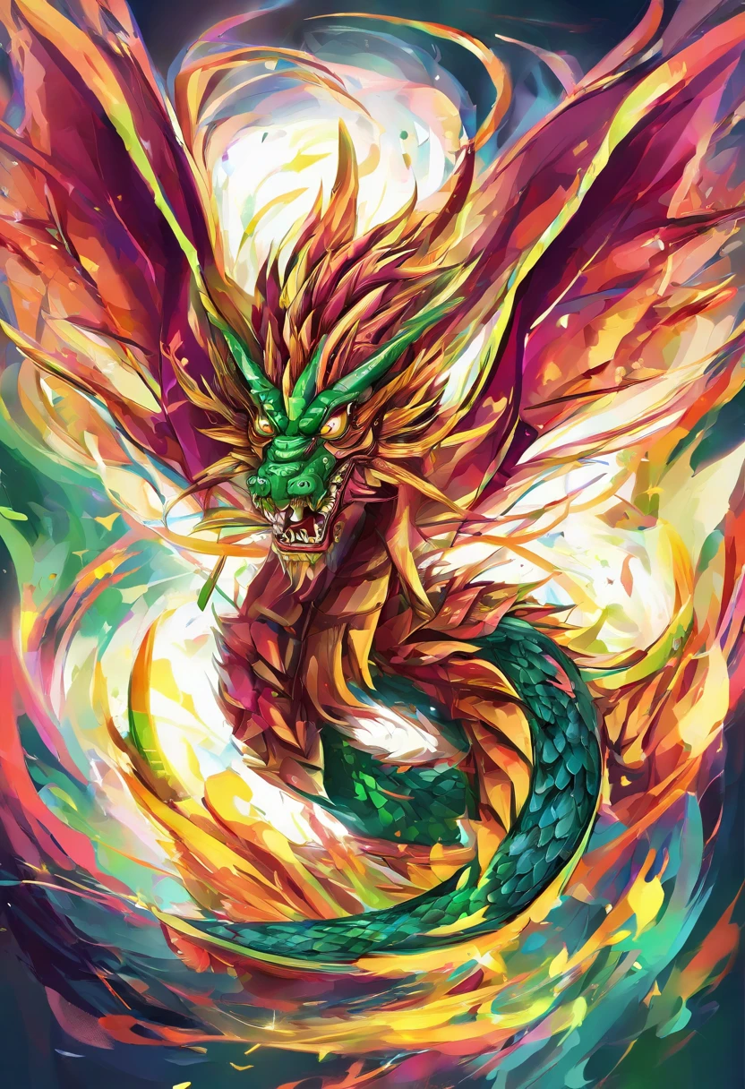 A green dragon,No wings,hovering sky,Lightning,(entangled lightning:1.2),(Hyper Real,hyper-detailing,high qulity,hyper HD,tmasterpiece:1.3)