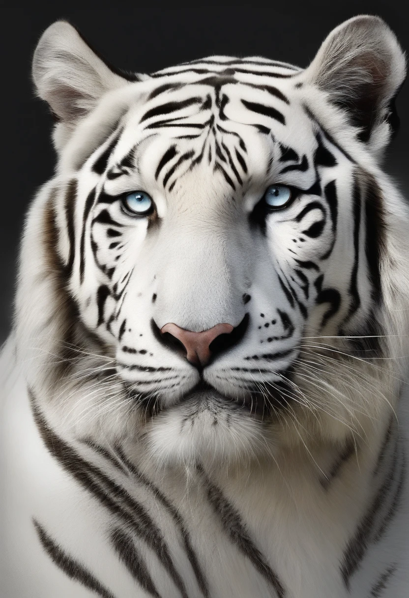 an adult white tiger,Tall and mighty,(Spit lightning:1.2)Lightning,(entangled lightning:1.2),(Good body proportions:1.4)(Hyper Real,hyper-detailing,high qulity,hyper HD,tmasterpiece:1.3)