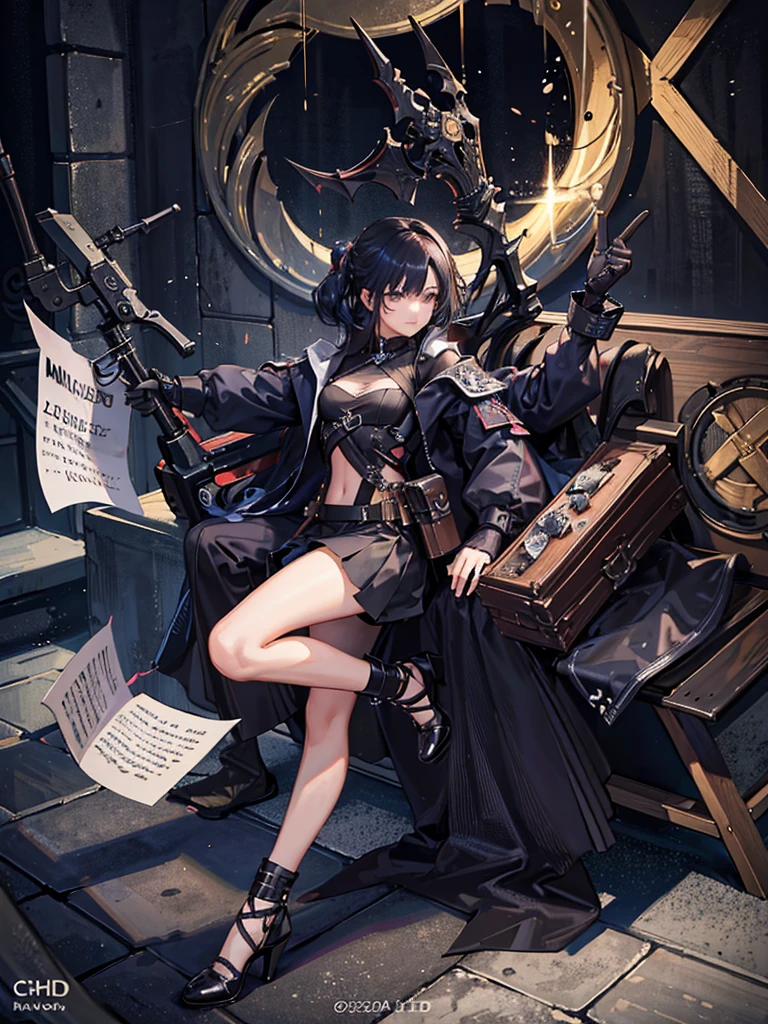 ( masterpiece, top quality, best quality, official art, Beauty and Aesthetics),Dreamy, cinematic lighting,Surrealism, UHD, ccurate, Super detail, textured skin, High detail, Best quality, ((Movie Light)) , dynamic angle, splash art,Colorful,[flat chest:large breasts:0.5],(1girl),(good anatomy:0.5)), ,50mm lens," assassin , bits of colour, Sketch, hand drawn, dark, gritty, realistic sketch, Rough sketch, mix of bold dark lines and loose lines, bold lines, on paper, character sheet, assasin, Full body covered in metal, silk, garbs, ghostly theme, (((items and gear listed on the side))),