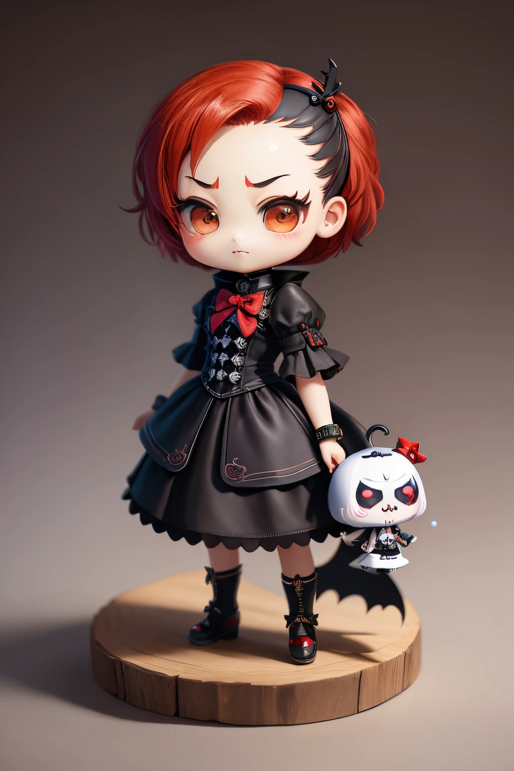 masterpiece、top-quality、ultra-detailliert、(chibi character jack:1.27)、The Nightmare Before Christmas、