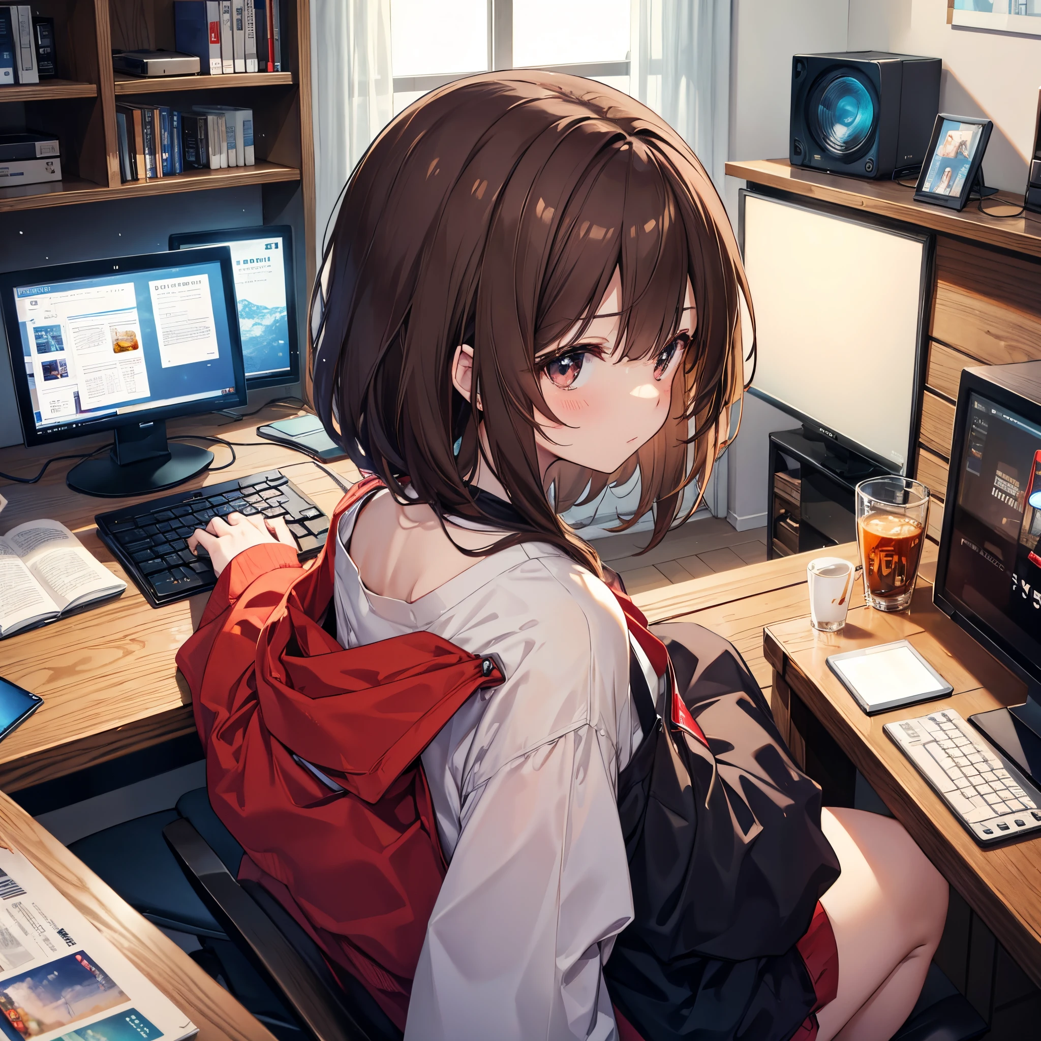 man、Brown hair、holiday、home、jersey、personal computers、slowly、Chill、tobacco、fumo、games、backs、