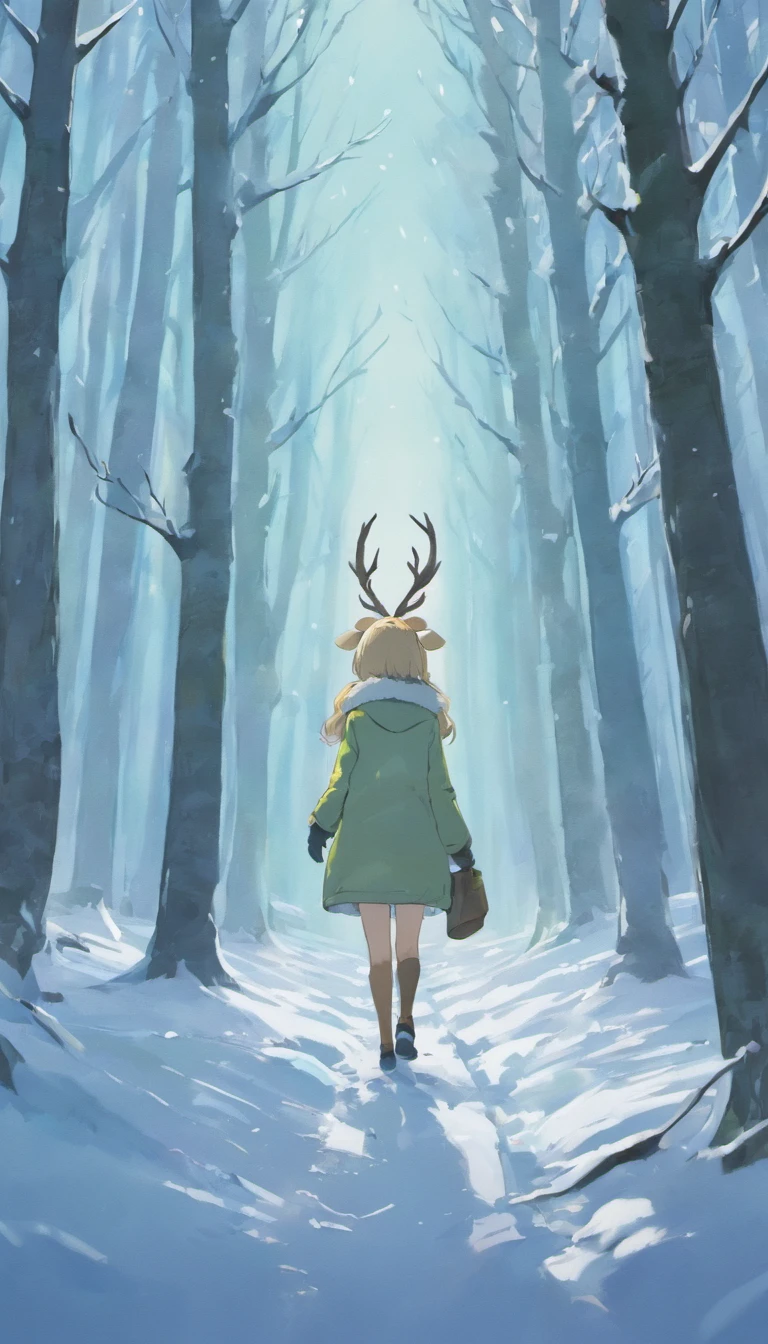 Winter Forest、Bambi looking for his parents