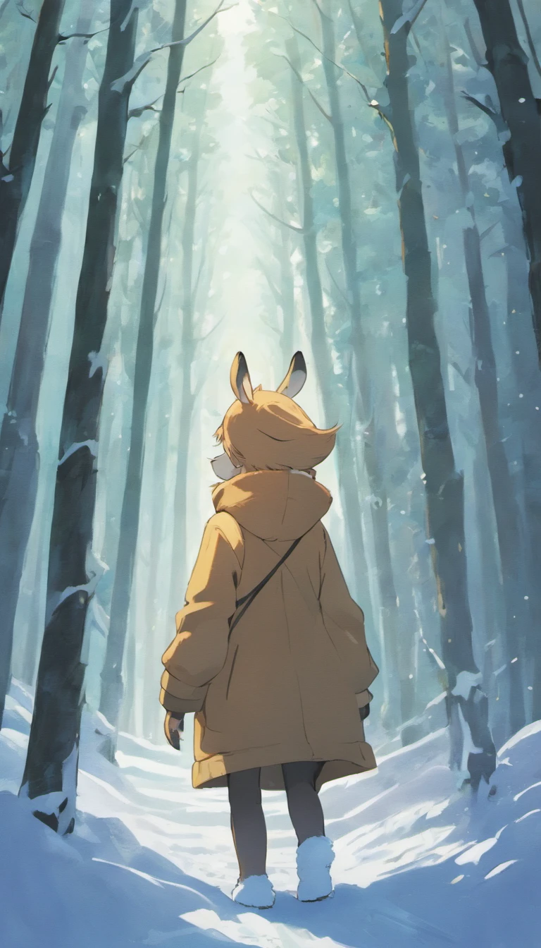 Winter Forest、Bambi looking for his parents