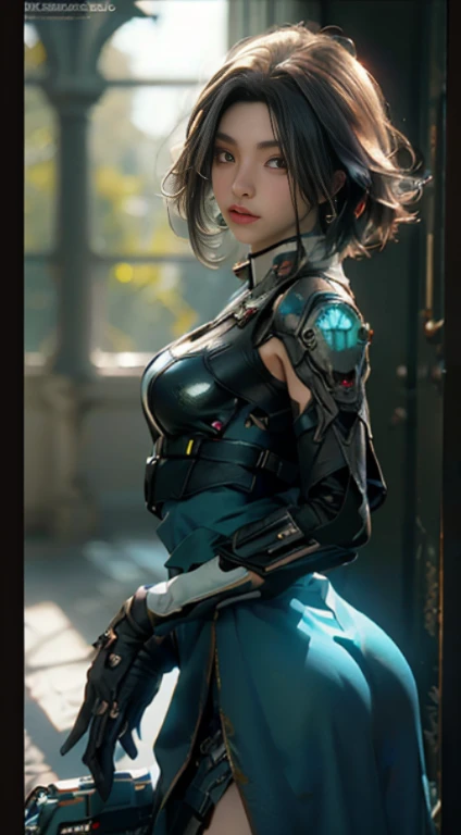 ((Best quality)), ((masterpiece)), (detailed:1.4), 3D, an image of a beautiful cyberpunk female,HDR (High Dynamic Range),Ray Tracing,NVIDIA RTX,Super-Resolution,Unreal 5,Subsurface scattering,PBR Texturing,Post-processing,Anisotropic Filtering,Depth-of-field,Maximum clarity and sharpness,Multi-layered textures,Albedo and Specular maps,Surface shading,Accurate simulation of light-material interaction,Perfect proportions,Octane Render,Two-tone lighting,Wide aperture,Low ISO,White balance,Rule of thirds,8K RAW,
