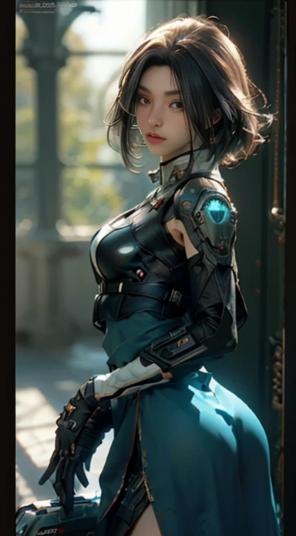 ((Best quality)), ((masterpiece)), (detailed:1.4), 3D, an image of a beautiful cyberpunk female,HDR (High Dynamic Range),Ray Tracing,NVIDIA RTX,Super-Resolution,Unreal 5,Subsurface scattering,PBR Texturing,Post-processing,Anisotropic Filtering,Depth-of-field,Maximum clarity and sharpness,Multi-layered textures,Albedo and Specular maps,Surface shading,Accurate simulation of light-material interaction,Perfect proportions,Octane Render,Two-tone lighting,Wide aperture,Low ISO,White balance,Rule of thirds,8K RAW,
