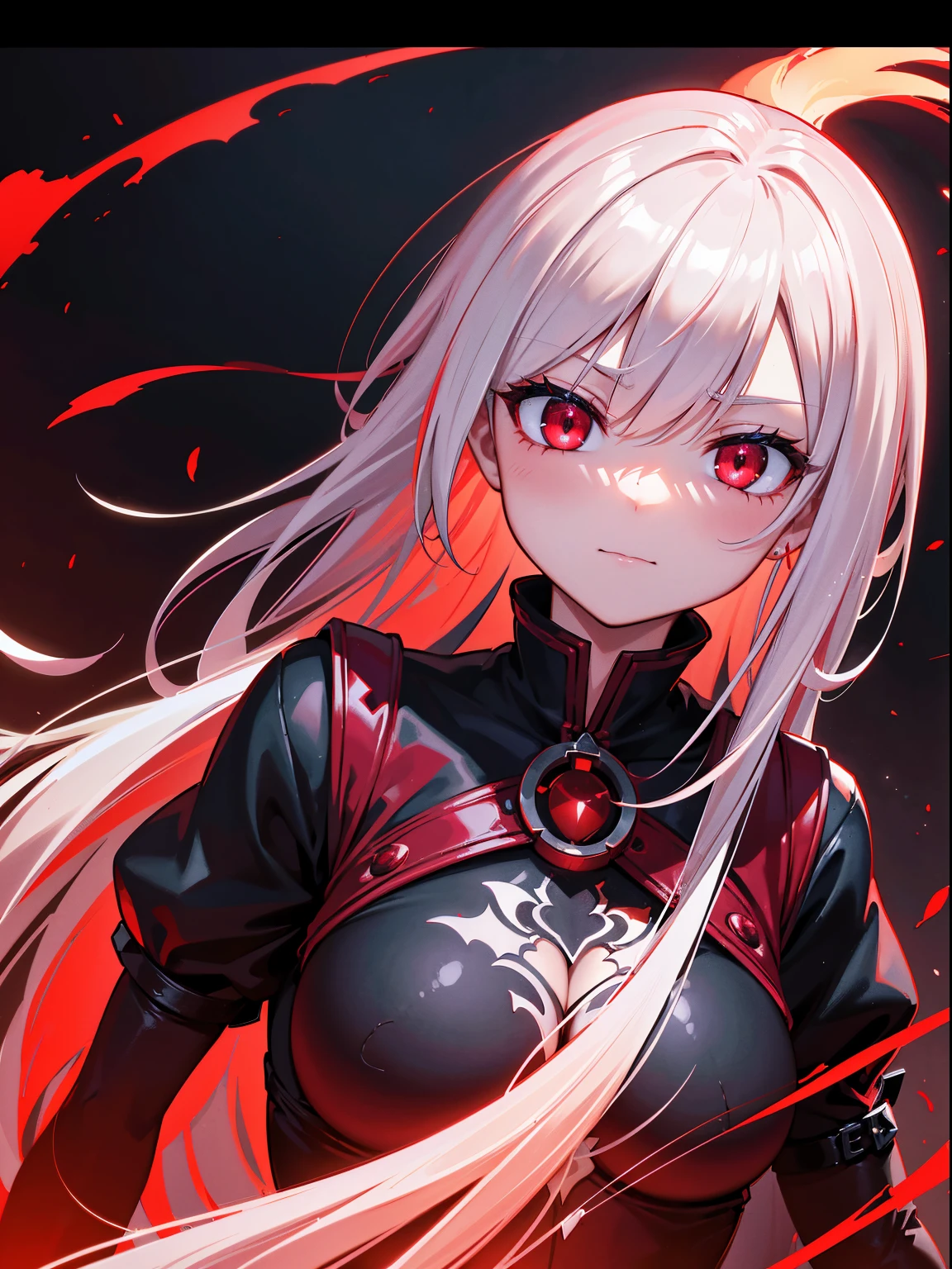 Red Necromancer, blood moon, Ray tracing, masutepiece, Best Quality, ultra-quality, absurd details, best light, Best Shadow, sharp, Sharp Image, Detailed, Extremely detailed, great resolution, 8K, 4K, nffsw, particles effect, beautiful effects, Vivid colors, Neon light, neons, light,