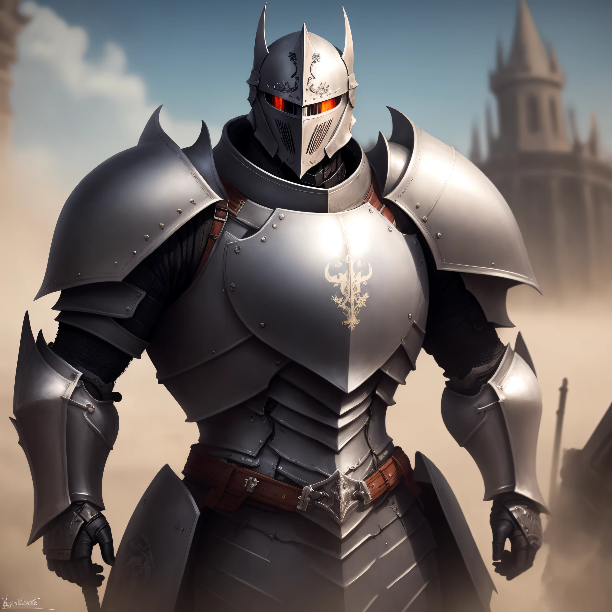 Heavy armored black knight/royal/big
