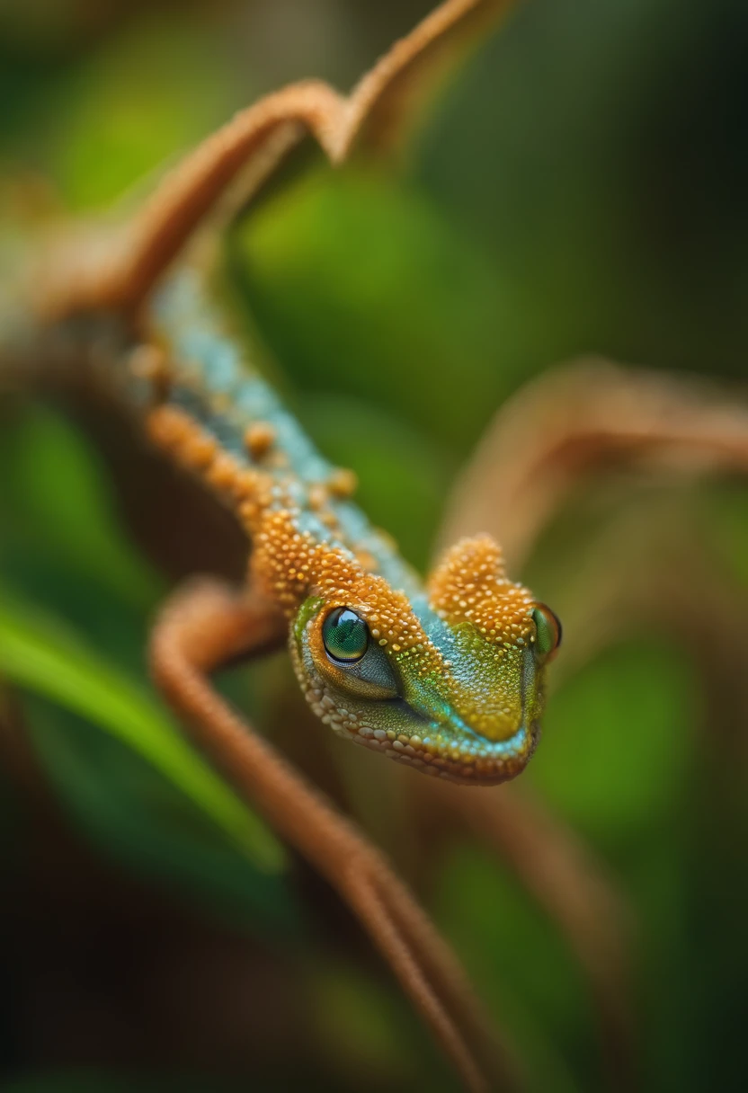 Cute creatures from space. Protein-like,Terraforming. Alien Flora, Miki Asai Macro Photography, a closeup of a, Ultra Detailed, Popular on ArtStationH, sharp-focus, studio photo, intricate details, Highly detailed, Author:Greg Rutkowski Face details, detailed skin