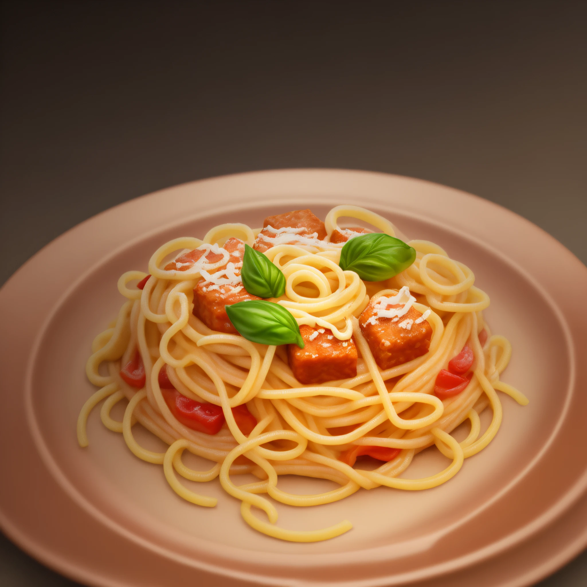 Food Neapolitan pasta background transparent