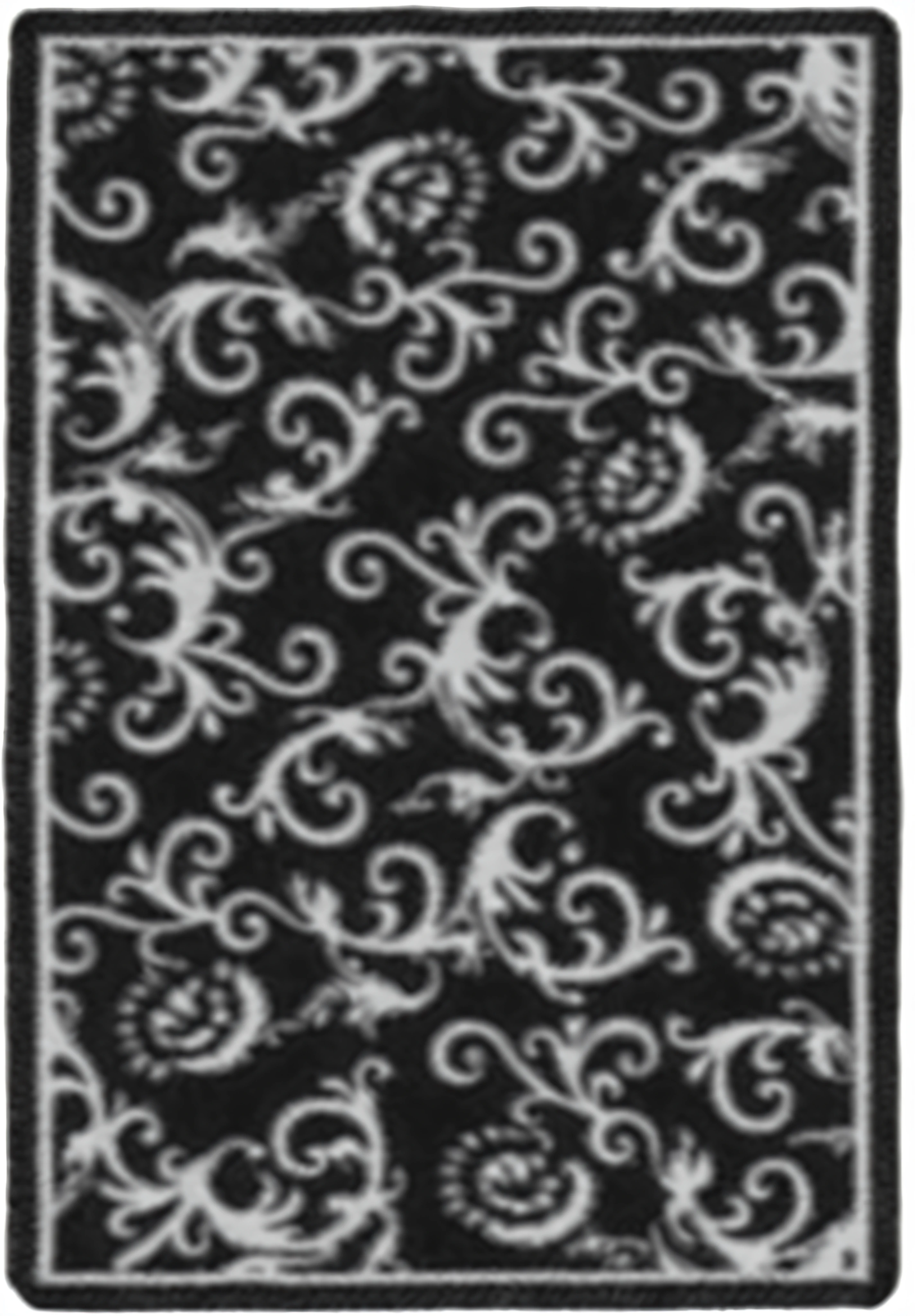 A black and white photo of a black and white pattern, Majestic, carpets, brocade silk, Exquisite, Black fractal filigree,4K,Rich details