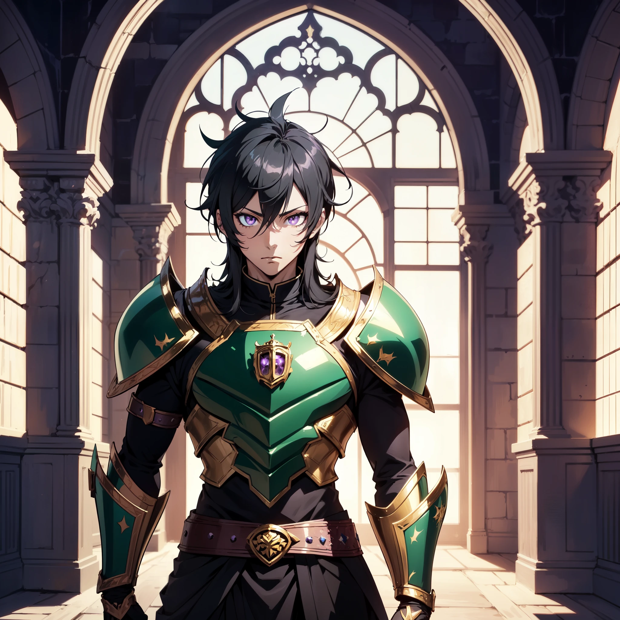 128K Ultra High Definition,
128K Ultra High Quality,
128K Ultra High Resolution,
Best Definition,
Best Quality,
Best Resolution,
Perfectly Detailed,
Perfectly Designed,
Extremely Detailed,
Extremely Designed,
Hyper Detailed,
Hyper Definition,
Hyper Quality,
Hyper Resolution,
Masterpiece,
(((Anime))),
Body Shot,
(((Boy))),
Handsome,
Muscular Body,
(((Black Mid Hair))),
(((Purple Eyes))),
(((Hyper Detailed & Perfectly Designed With Ultra High Quality Green Warlord Armor))),
(((Inside Of Medieval Royal Palace Background Scenery))),