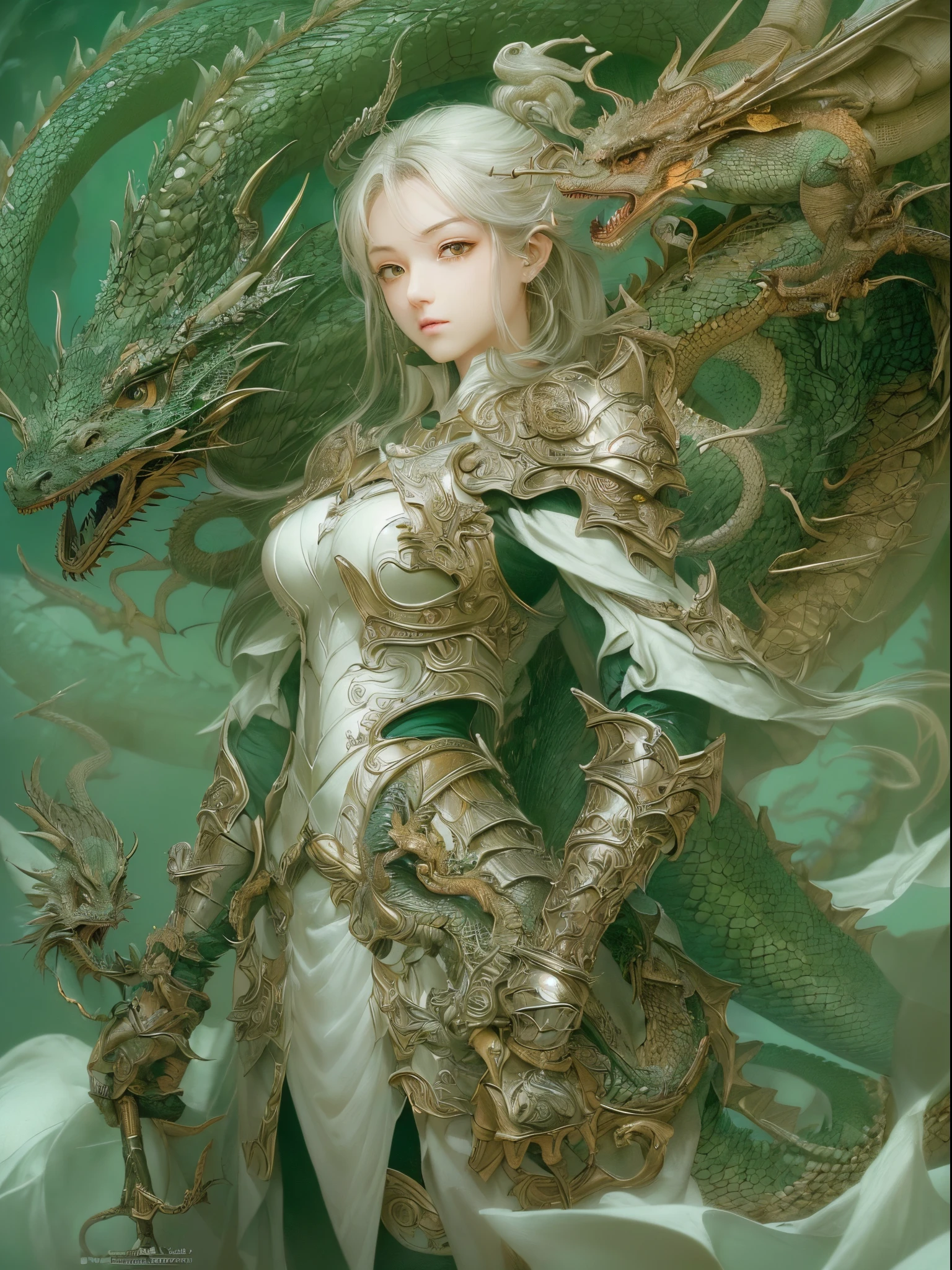 ((Finest quality)),(超A high resolution),(ultra-detailliert),(Meticulous portrayal),((Best Anime)),(Finest works of art),(Ultra-Precision Art),(The art of astounding depiction,Overwhelming depiction:1.5),(Complex and detailed fantasy art:1.6), (female dragon rider:1.5),(Scale armor:1.5),lance