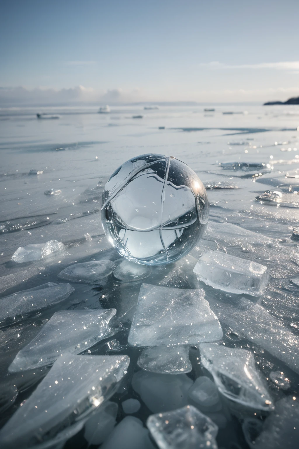 frozen ice texture