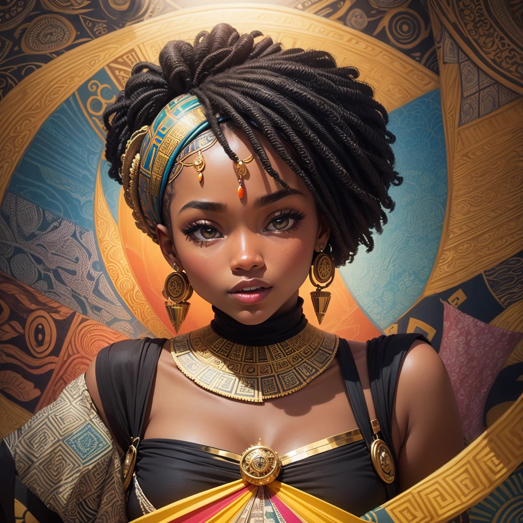 Featured map of Africa and queen nzinga --auto --s2