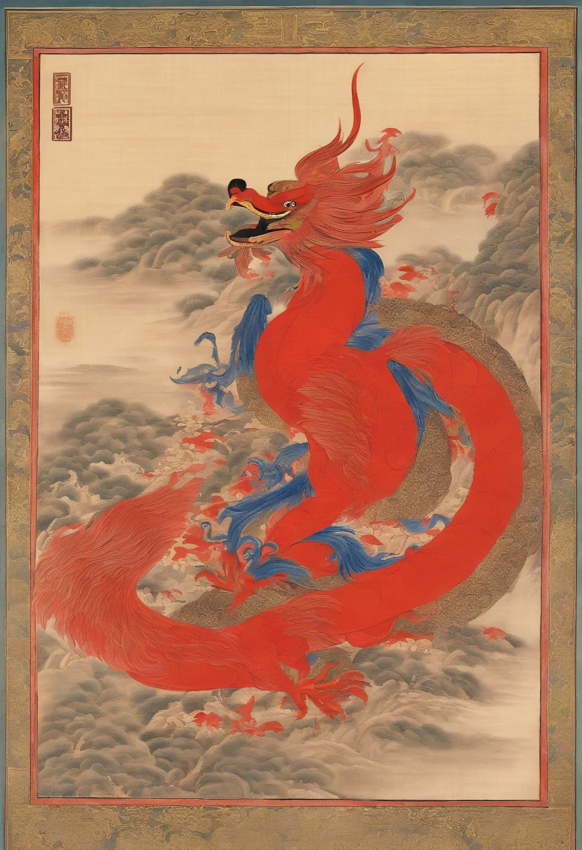 The Vermilion Bird is a mythical beast in Chinese mythology, similar in appearance to the phoenix, but more noble than the phoenix. With eagle-like sharp eyes and a sharp beak, Suzaku is tall and red, and it is said that there is a flame burning on its body that never stops. In ancient mythology, the Vermilion Bird is a sacred beast representing the south, and together with the Green Dragon, the White Tiger, and the Xuanwu, it is called the Four Directions, representing the four directions of east, west, north and south. At the same time, the Vermilion Bird is the separation in the eight trigrams, the main fire in the five elements, symbolizing the old yang in the four elephants, and the summer in the four seasons, representing the south of heaven and earth. In Chinese culture, the Vermilion Bird is regarded as a symbol of auspiciousness, happiness, and immortality, and is a common image in ancient paintings, sculptures, literary works, and other cultural arts.