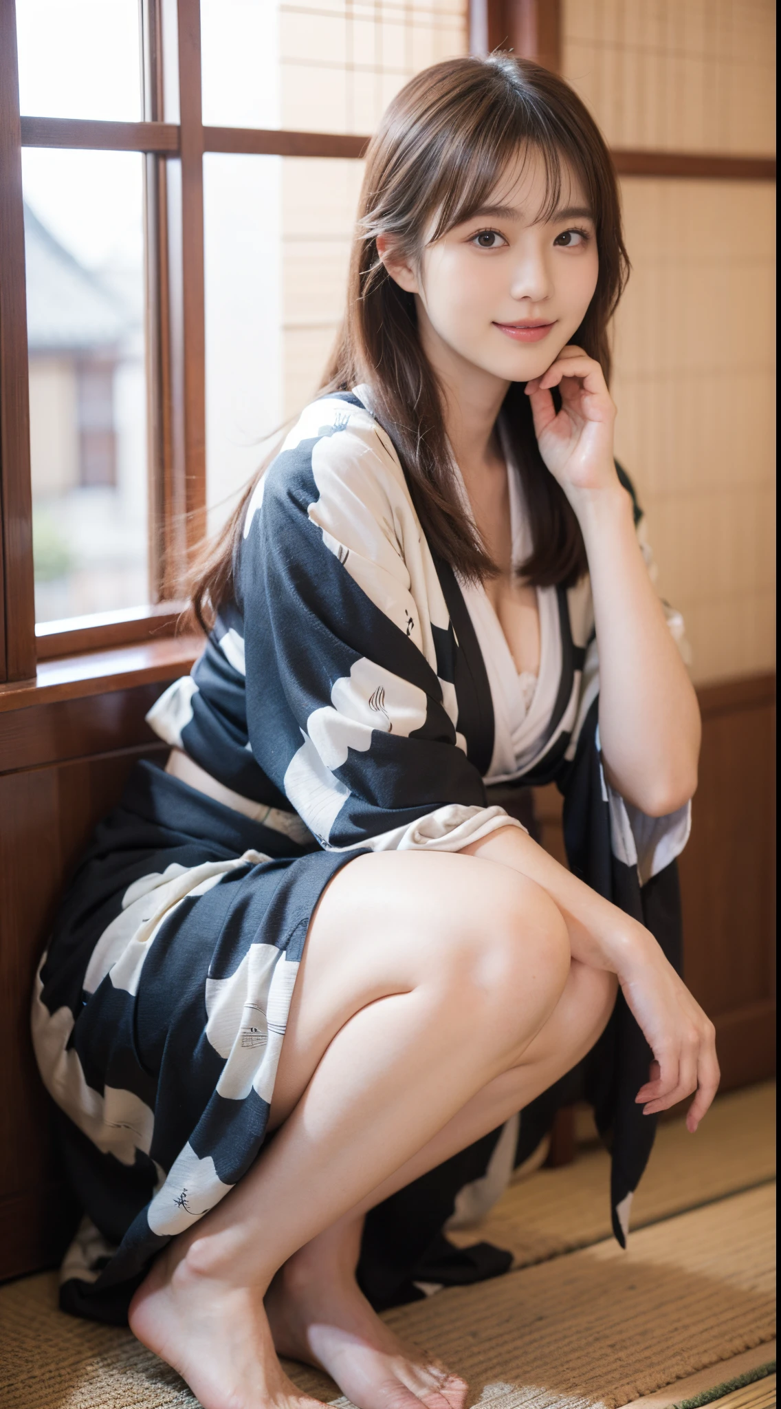 (8-year-old:1.5), Primary school students, (absurderes, 8K, 4K, masutepiece, hyper extreme detailed:1.2), Best Quality, Perfect Anatomy,Perfect face,Facing forward,High humidity,(solo:1.2),(chubby:1.1), shortness of breath, High humidity, Steamy, blush, Black Hair, Hair ties, sunlight, hair band, Outdoor, hair ornaments, summer, Strong sunlight, (Very short stature:1.4), (A is sitting and looking at me:1.4), (Fellatio Gesture:1.5), grin, half closed eyes, Confused eyes, Open your mouth ,Sitting,Chair,Heavy breathing ,Hand in front of your mouth, (cum face:1.5), Drooling, (School toilets:1.8), (Peeing:1.6), nude, (spread legs:1.8), necklace, choker, Fishnet tights, Branded bags, cosmetics, condom, (Twin tails:1.2), (Huge penises on both sides:1.6), (Yukata:1.4)