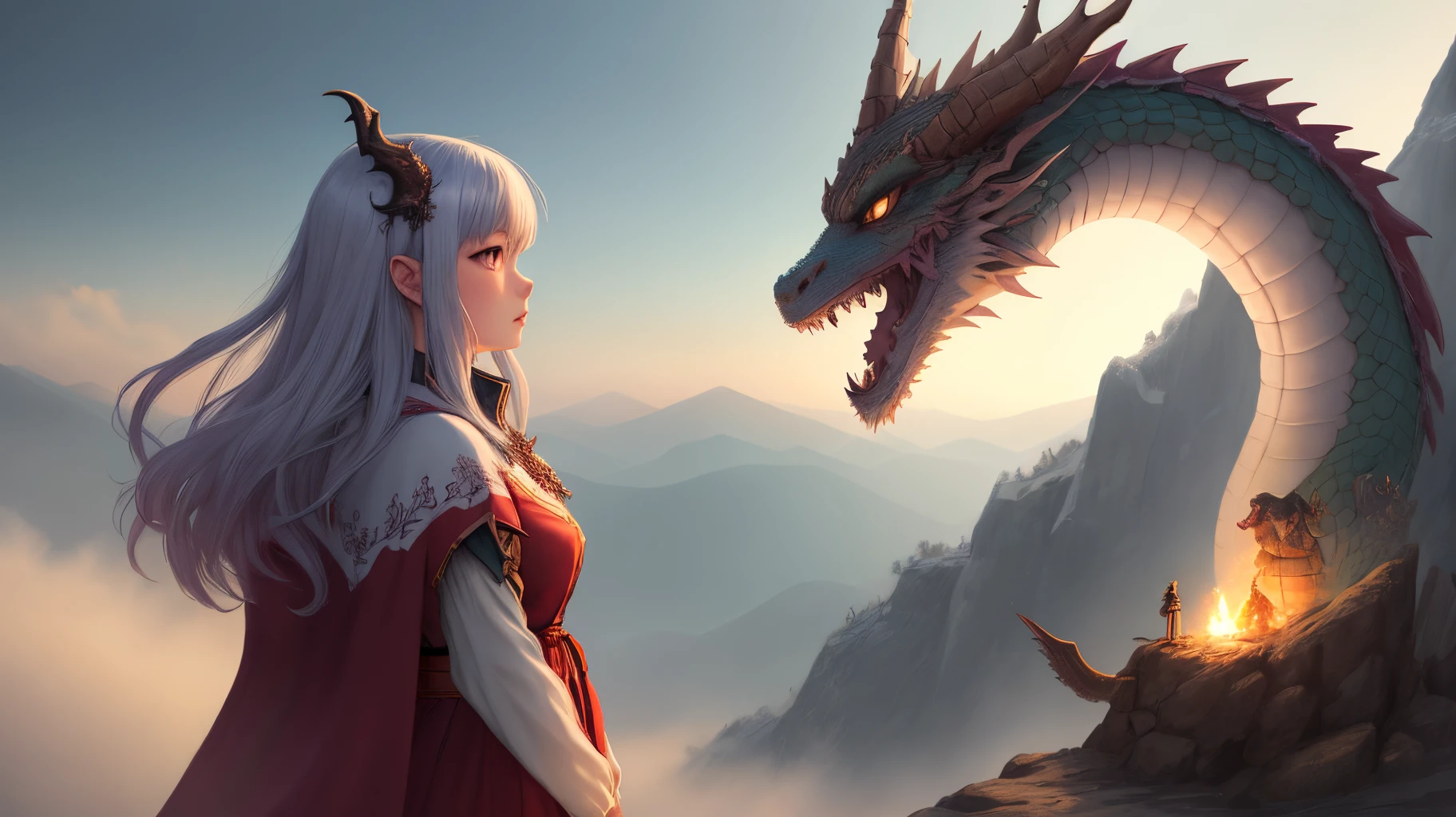 The dragon　girl with