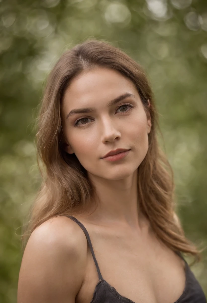 foto de cuerpo completo de hermosa musculosa, mujer alemana de pelo rubio