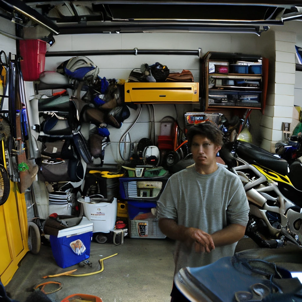 100 people in the garage