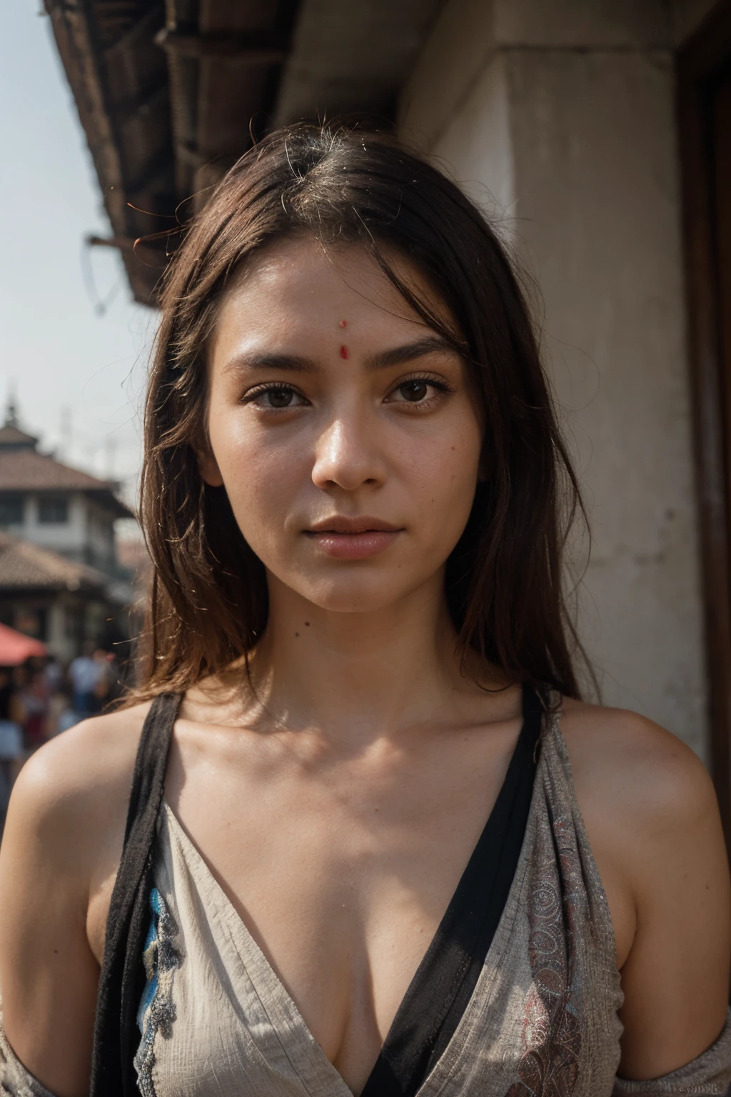 ((best quality)), ((masterpiece)), (detailed), perfect face , kathmandu , Nepal
, Temple