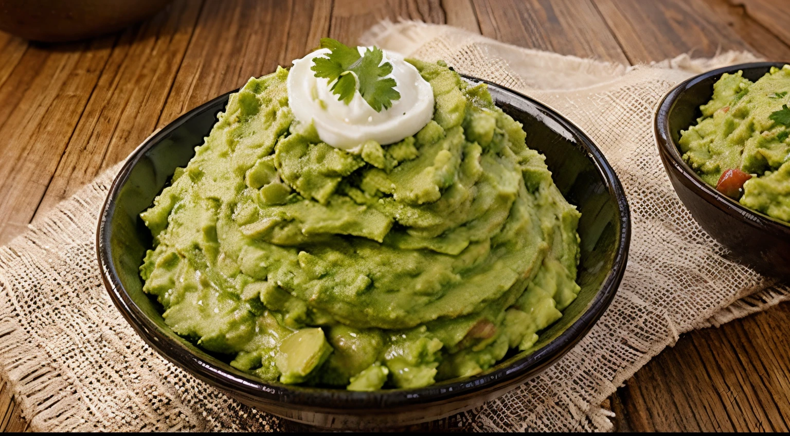 guacamole em uma tigela