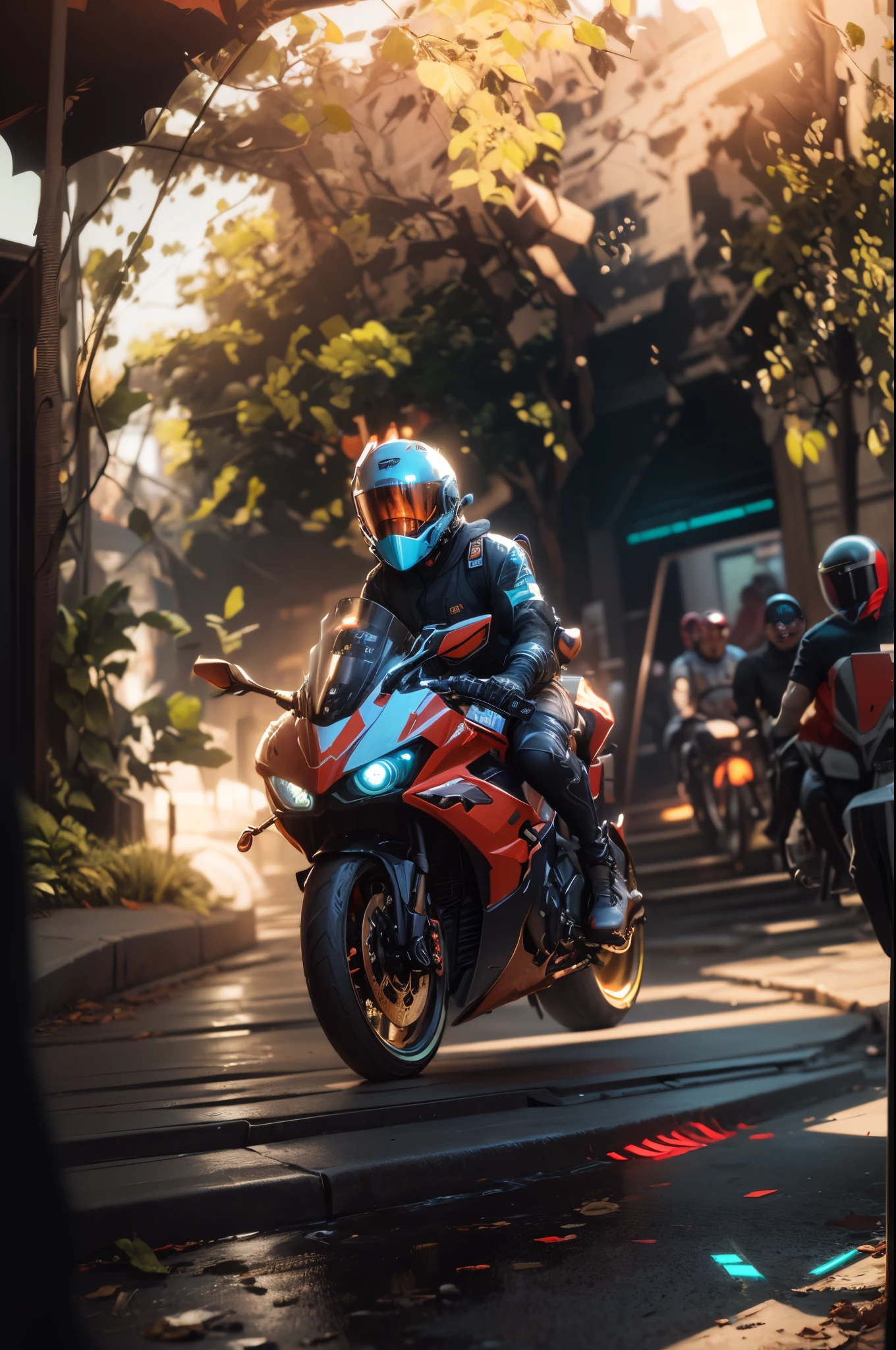 (hiperrealisme:1.1),(detail:1.2)8k,cyberpunk,handsome boy, helmet, realistic face 8k, check background,ultra realistic, bokeh