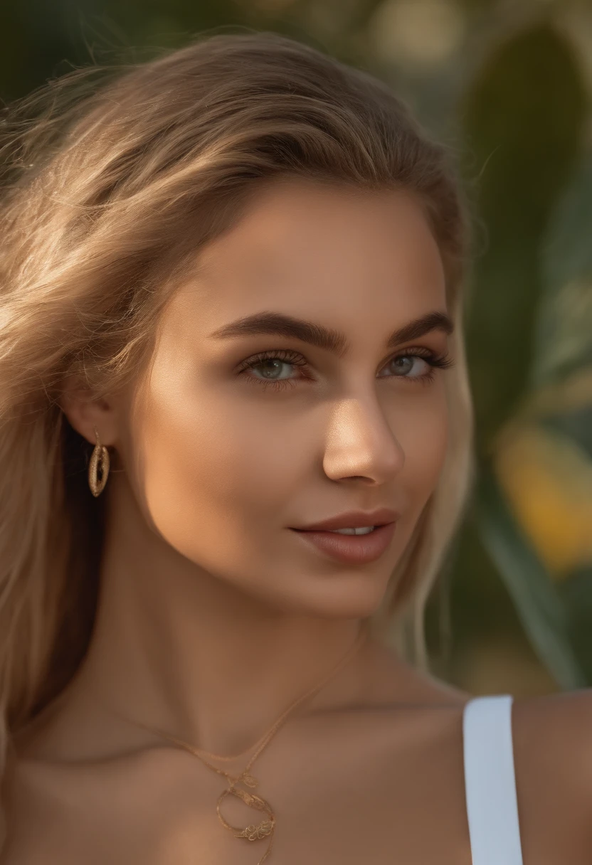 .RAW, analogique, Nikon Z 85mm,((Best quality)), ((Masterpiece)), ((Realstic)),away from the camera image, magnifique femme latina, Blond, 18 ans, Poser sur une plage, porter de la lingerie petite, sourire avec des dents montrant, ((gros seins)), Intricate details, highly detailed, mise au point nette, professionnel, 4K, Rayons divins, hand model, Superbes yeux bruns, petite,Menton fort Gros Ramus Dnot Mâchoire Énorme Pommettes fortes Pommettes hautes Gros yeux verts. Large high-resolution face projection, Detailed facial features, High detail, mise au point nette, lisse, Extremely detailed, photo_\(ultra\), photoreallistic, Realstic, Post-traitement, max detail, roughness, real life, ultra realist, photorealism, 8K UHD, SEMI-SILHOUETTE light, Visage slave, longs cheveux Blonds, Beaux cheveux, Real face, seins extra larges et longs cheveux exotiques