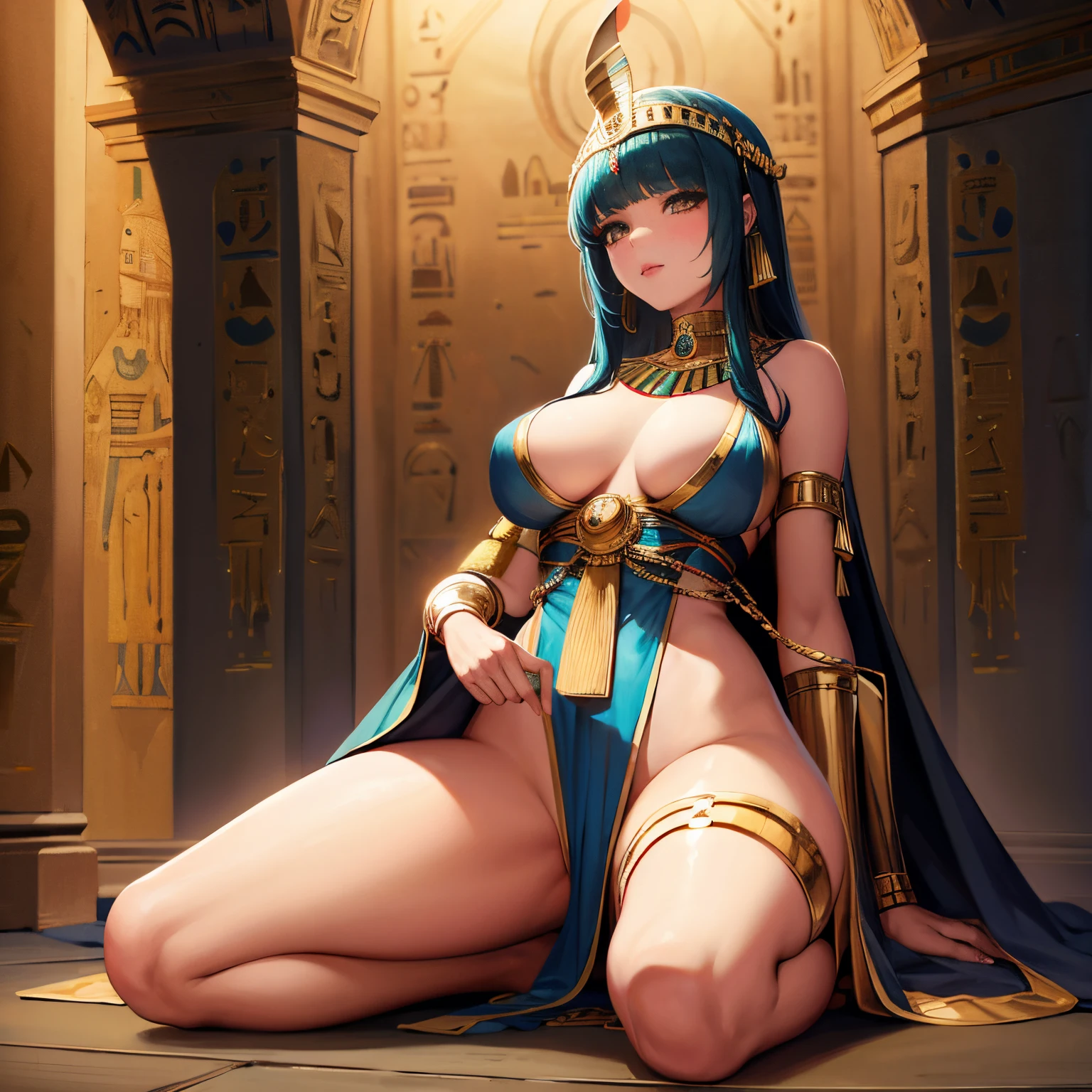 one-girl,Alone,Cleopatra,Egyptian costumes