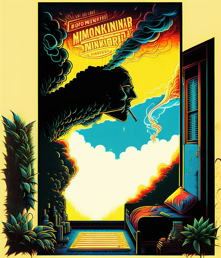 No smoking poster in dormitory