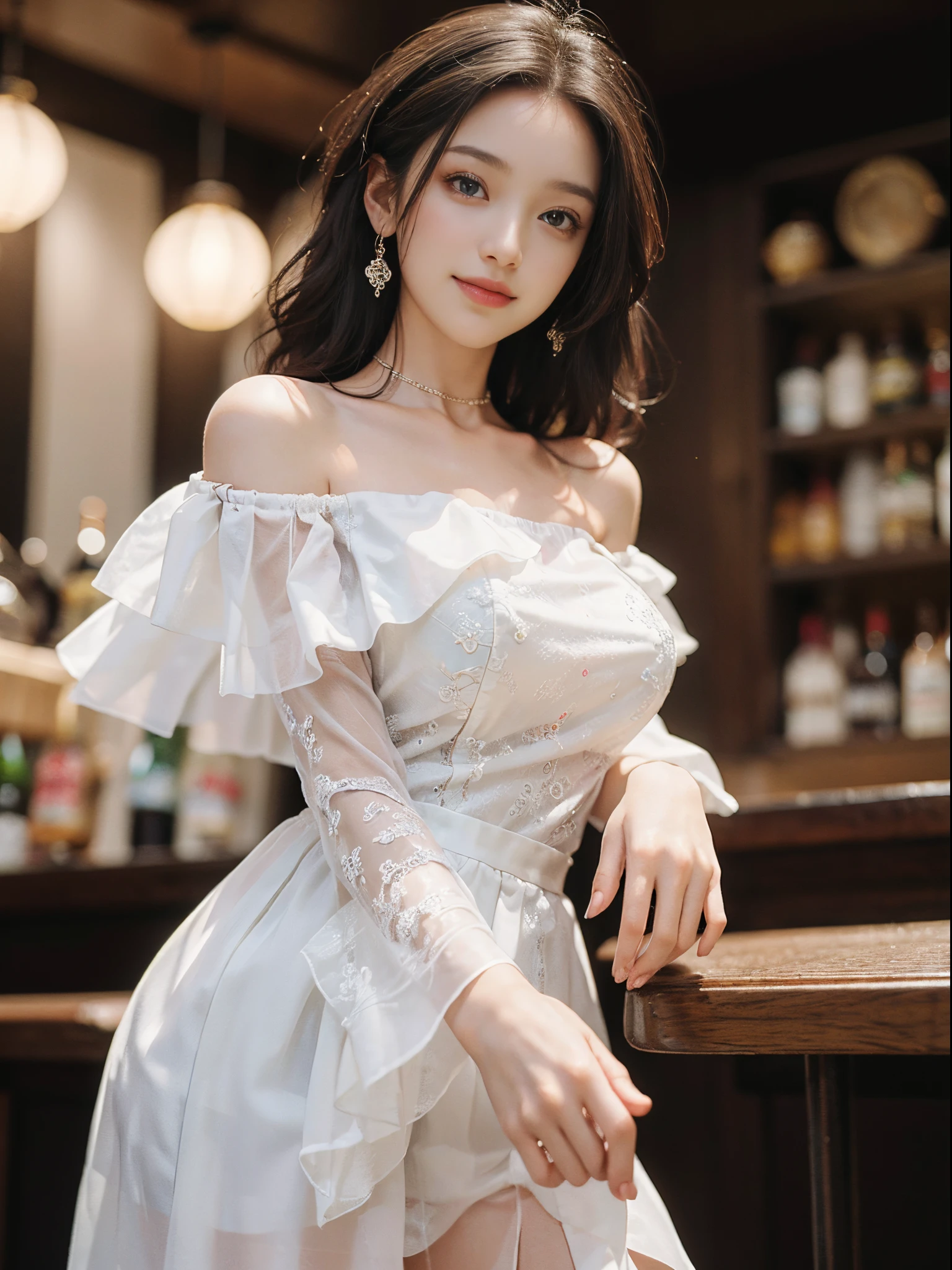 最high quality、high quality、high quality、Premium quality、Superior Quality、wonderful品質、shining quality、Premium Quality、masterpiece、Prime Grade、level、first class、Elite Grade、High-end、Transcendent、can'Don't compare、Best-in-class、Premium Class、wonderful、Best image quality、8k、最High resolution、High resolution、Rich shades、Crystal Clear、Realistic images、Perfect detail、Perfect Image、Clear images、wonderful表示、Bright colors、Deep contrast、High fidelity、Amazing clarity、Optimal performance、Perfect Image、naturalism、Persuasive、Close to reality、Realistic photos、Realistic images、Realistic images、Detailed and realistic human body、Detailed and realistic skin、Realistic face in every detail、Detailed and realistic eyes、Detailed and realistic lips、Detailed and realistic teeth、Detailed and realistic ears、Detailed and realistic hair、Detailed and realistic weapons、Realistic reproduction of every detail、Realistic fingers in every detail、(Beautiful Hands、thumb1reference4)、Realistic feet down to the last detail、((Beautiful Japanese Girl))、(日本人model)、((18 year old beautiful girl))、(Black Hair)、(Straight hair)、((whole body))、((Beautiful upturned breasts))、(Slim and perfect figure)、(whole body光沢肌、Fair skin)、Detailed and realistic human body、Detailed and realistic skin、Realistic face in every detail、Detailed and realistic weapons、Realistic fingers in every detail、Detailed realistic feet、Professional Lighting、((Big stage venue))、((on stage))、(model)、((ファッションmodel))、((Colorful see-through(Costumes with frills))、(((on stage(プロのmodelとしてのポーズ)))、((whole body映像))、Angle from below、(Lots of galleries、Many people々)