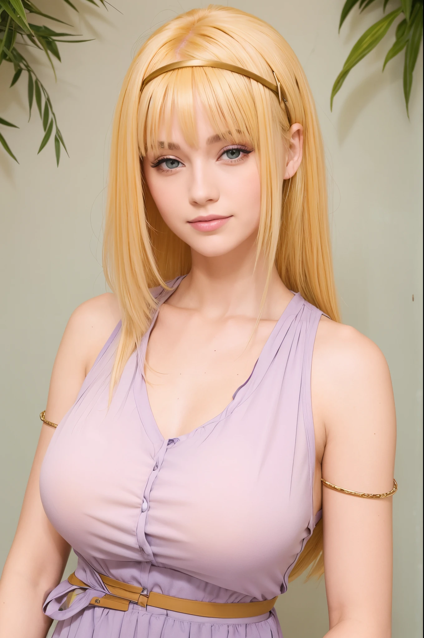 beatiful lady,yellow hair