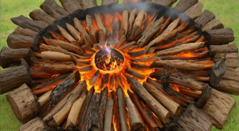 There is a picture of fire burning in the air, amazing fire art, fires!! Hyper-realistic, glowing flame, fire power flames spinning, There are fire particles ahead, blazing fire, a portal to the lost flame realm, eye fire, solstice fire, woods on fire, realistic fire sharp focus, There is fire in the background, completely consisting of fire