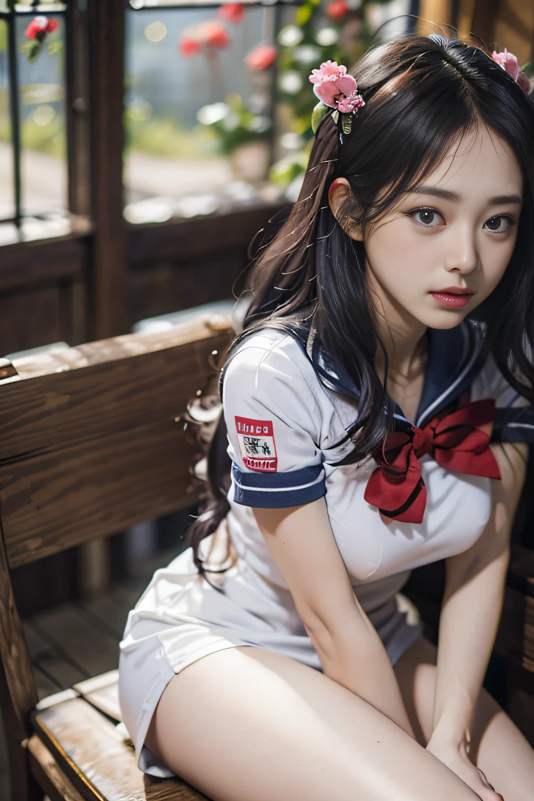 "(Masterpiece, Best Quality), ladies, Mature women, Exquisite, (Beautiful face),HD face,Super cute (Cute face)),Cute, Face clearly visible, Long hair, Blonde hair, Straight hair, bangs, Detailed beautiful eyes, Slight smile, shirt, pleated skirt, tie, Thin black socks, High heels, Empty cafe,Stand up, Big Breasts,Big Bust, Legs,Ultra HD, Textured Skin, Super Detail , high detail, high quality, High Definition, 16k,
"