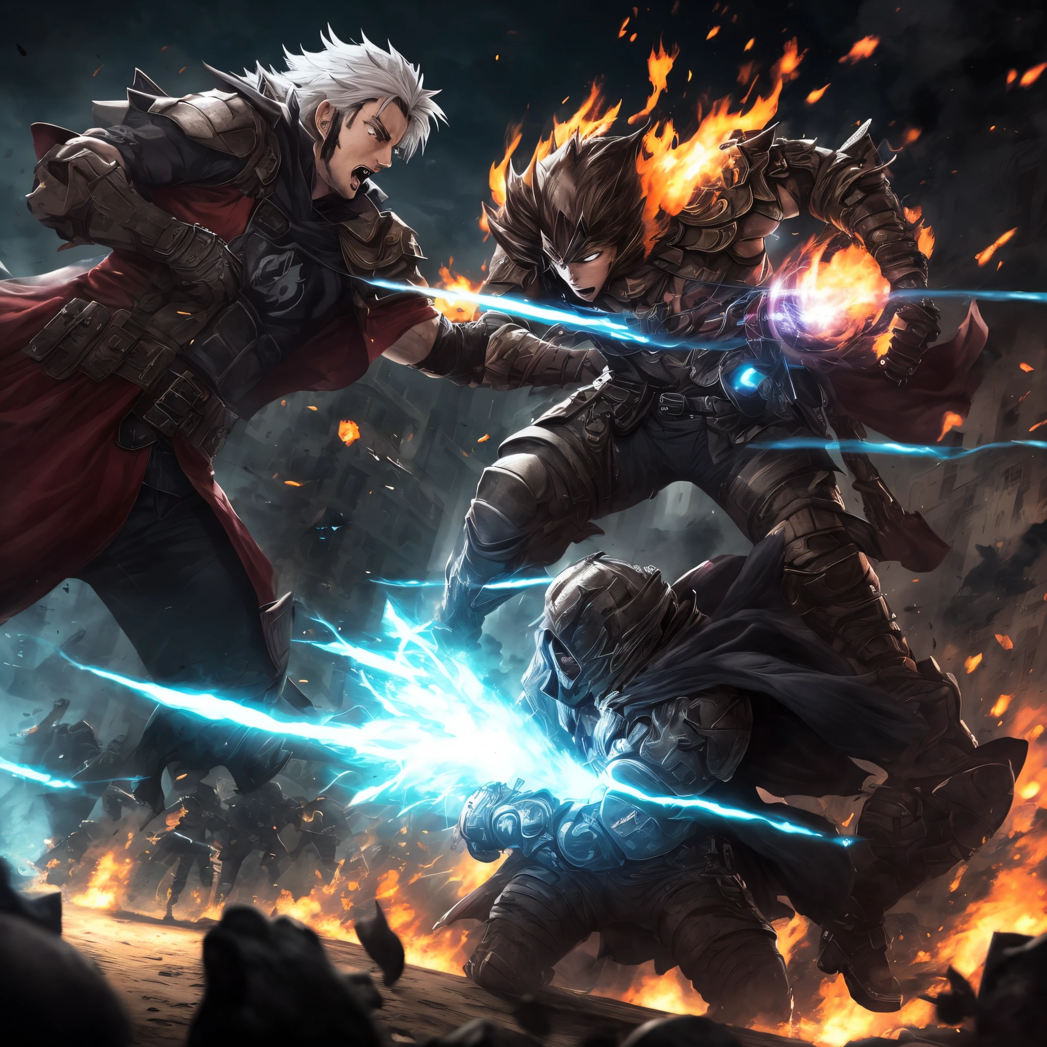 Seth en una batalla epica