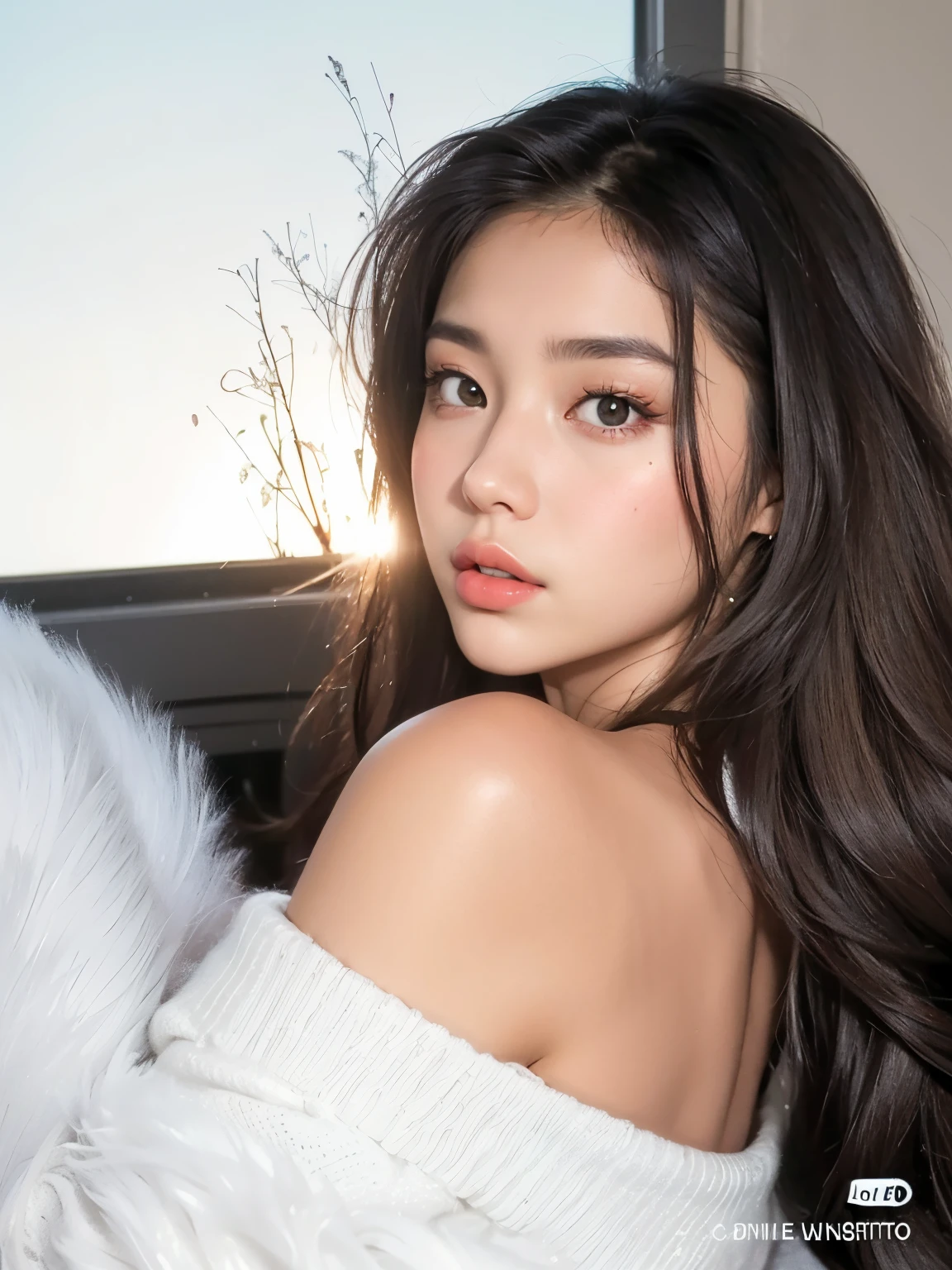 Woman with long hair and a white sweater posing for a photo, jennie blackpink, Retrato Sophie Mudd, Beautiful Asian girl, foto de uma mulher bonita, cindy avelino, a cara de absurdamente bela, linda mulher coreana jovem, gemma chen, cara muito bonita, Modelo do Instagram, Beautiful Asian woman, beleza de cair o queixo, flawless olive skin