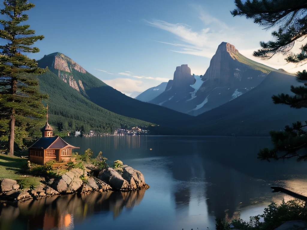 Utopian world,acadia,tmasterpiece,lamplight