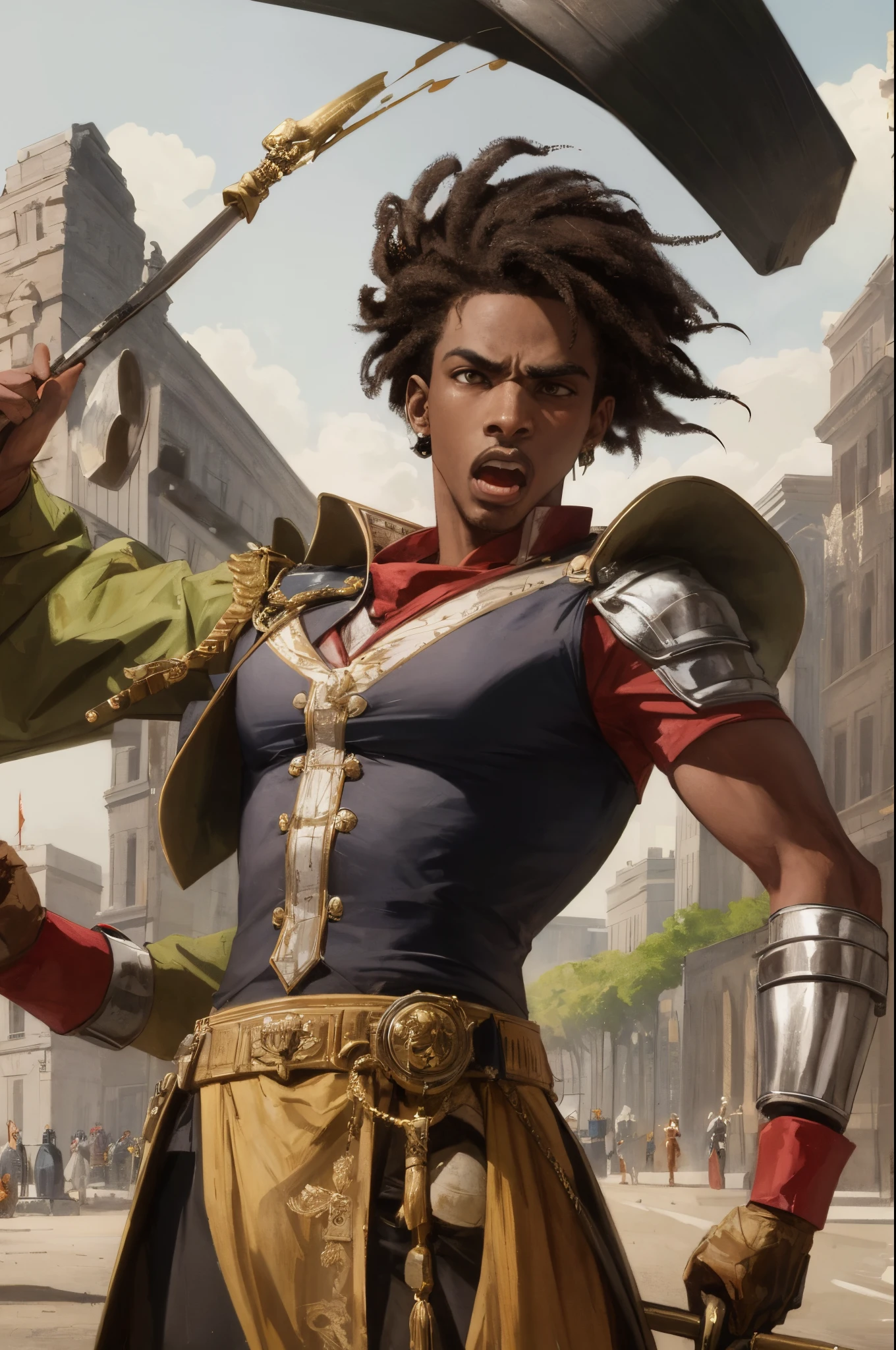 2. Depict Gordon recognized as a fierce slave who also struck blows with a whip