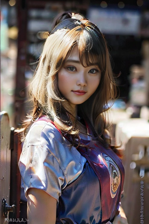 incomparable beauty, Skin is firm and shiny, bangs between eyes, Shiny straight beautiful platinum blonde, Silky extra long straight hair, eyeline, Sexy beautiful innocent , HD big big beautiful bright blue eyes, Beautiful cute girl, a baby face, short sleeved top(8K,真实感 Original photography top-quality;1.4),(1 girl in),Super beautiful,(lifelike face),Karate doshi in muscular build、manly female body,karate priest,Tempting,beautifull expression,Beautiful sweat splash ,超高分辨率,Surreal,real looking skin,high detal