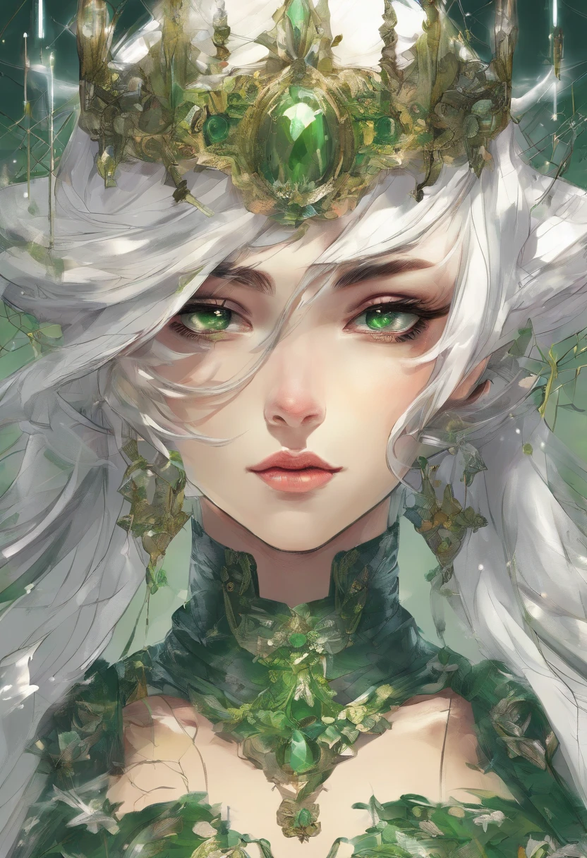 "&& Clear coat imagery Cute steampunk midage lady with white hair, Glassy reflections, 2/3 angle face , && 16K graphic-res maximalist, autumn background, anime, maximalist nuances, 20_year_old_theater witch who looks like a 25 years old Raphaelite lady, , , Intricate Precision Meticulous Elaborate Exquisite Detailed Complex Fine-grained Obsessive Perfection Microscopic High-definition Elaboration Richness Nuanced princess Ultra-realistic Hyper-realism princess Fine-detailing Thoroughness Prolific Comprehensive Multilayered Intensive Microcosmic Detailed-oriented Masterful In-depth Exactitude Dense Profound, ((deep green eyes))