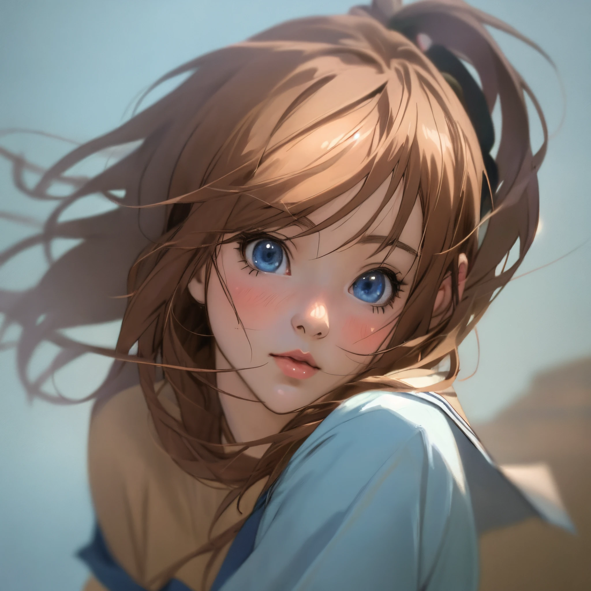 Realistic anime girl